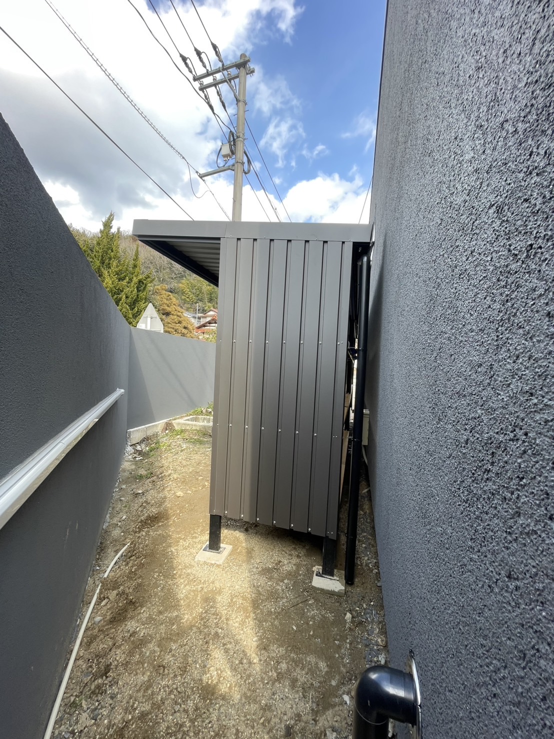 物置の屋根・壁