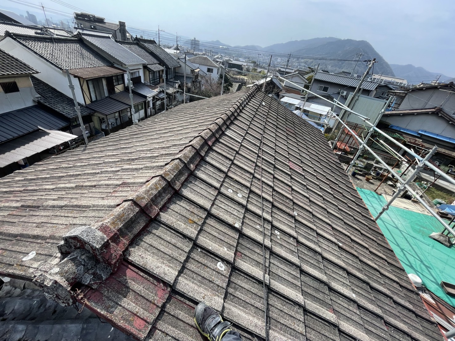 瓦屋根から板金屋根に張り替え工事｜伴場板金