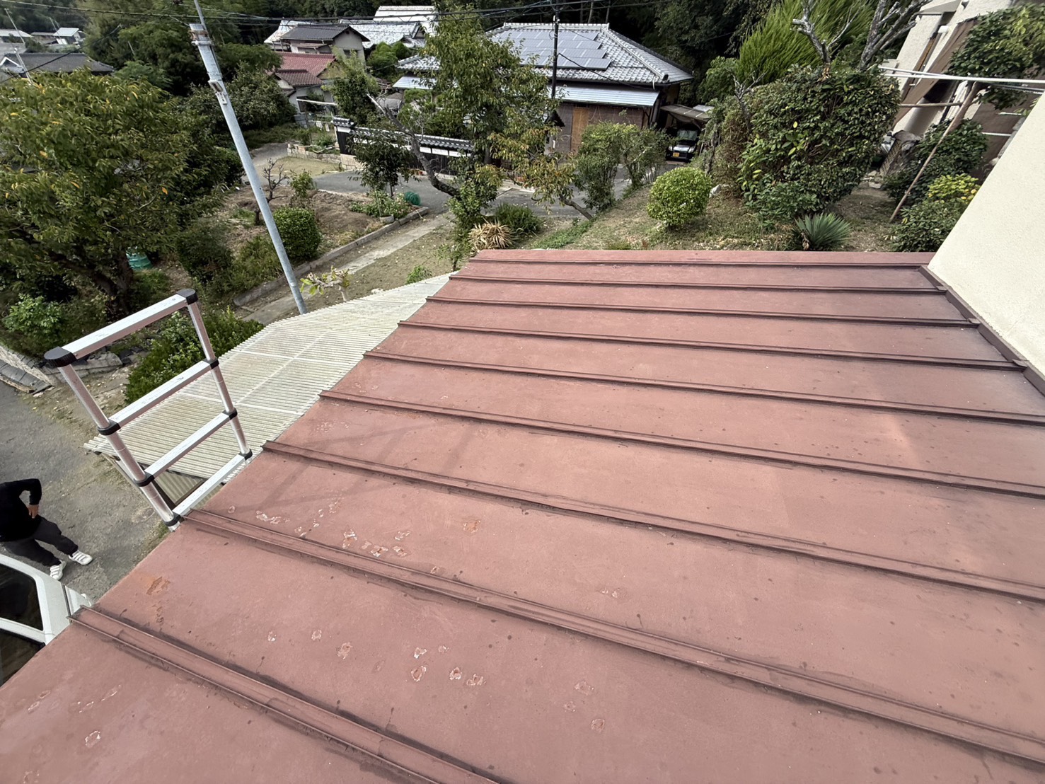 板金瓦棒屋根カバー工事