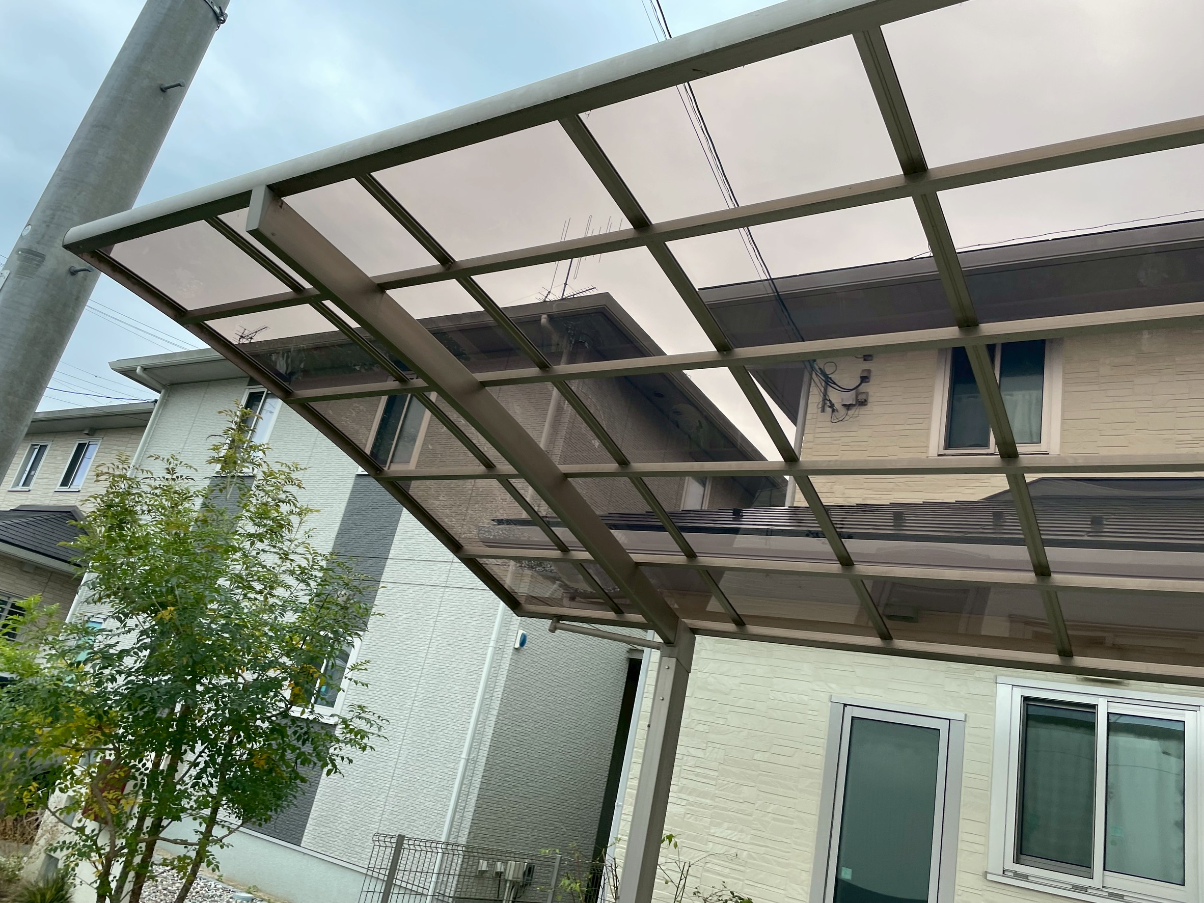 カーポートポリカ張り替え